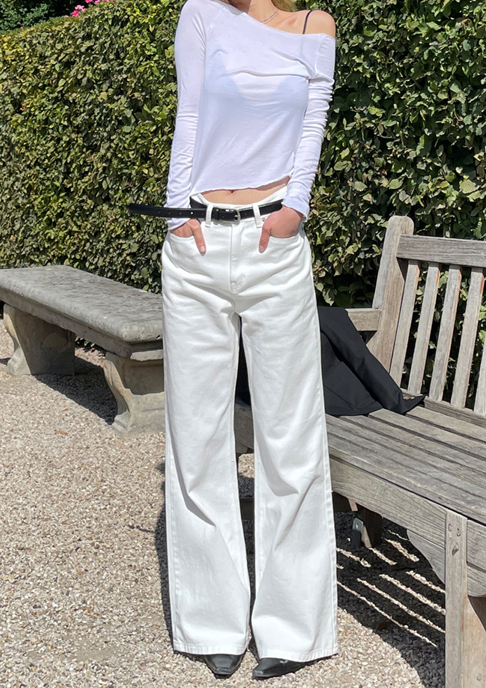 ifso All white jeans (White)