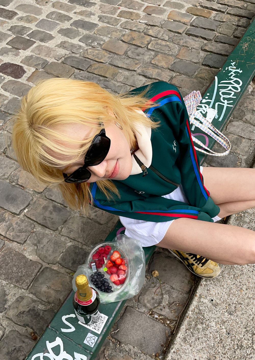ifso 90&#039;s style Track top (Green)